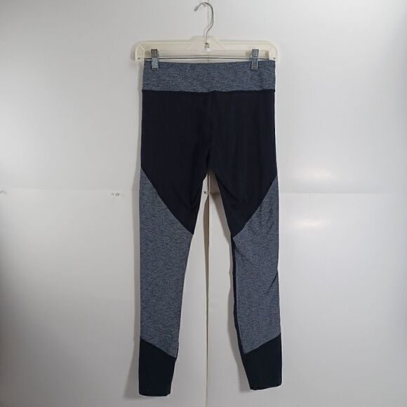 The North Face Womens Black and Heather Gray athletic Panel tights Leggings S - Picture 5 of 9